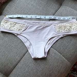 L*Space Women's Lace Accent Swim Bottoms